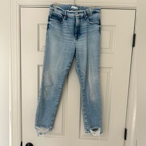 Good American Good Legs- Cigarette Jeans